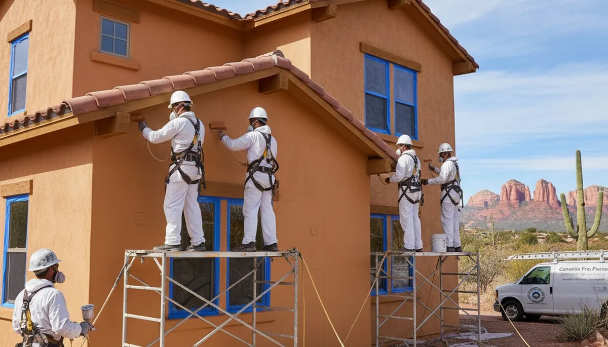 Painting contractors in Flagstaff, AZ providing professional interior and exterior painting services